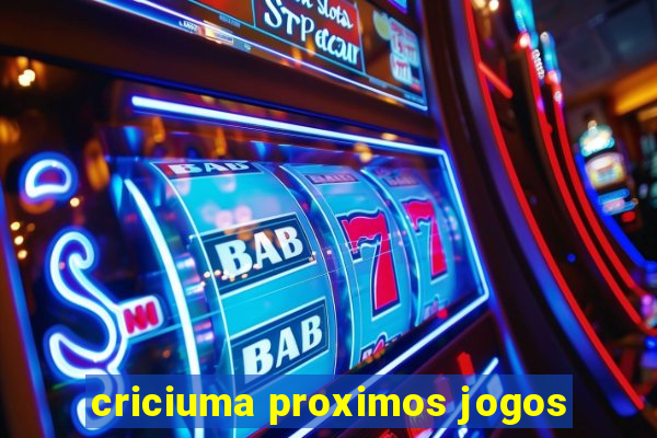 criciuma proximos jogos